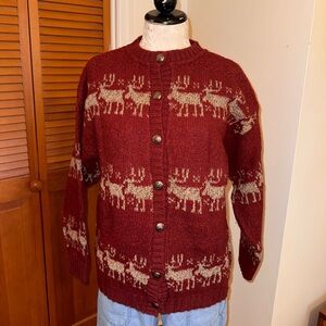 Woolrich Burgundy Outdoor Sweater